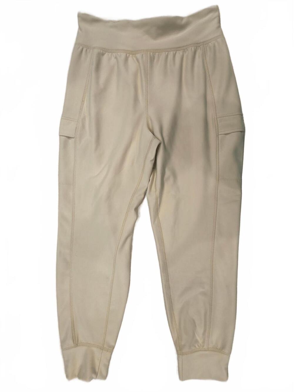 Old Navy Active Powersoft Coze Extra High Rise Joggers Cream Beige Large